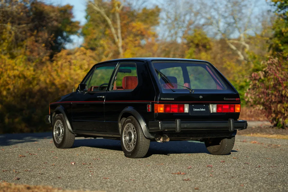 1983 Volkswagen Rabbit GTI — Rear three-quarter view