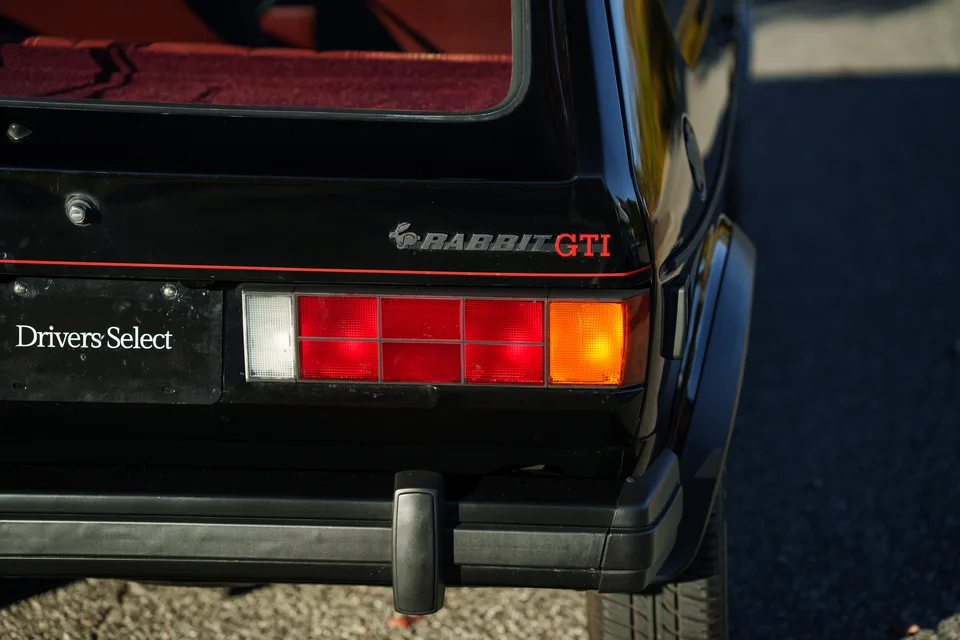 1983 Volkswagen Rabbit GTI — Rabbit GTI badge