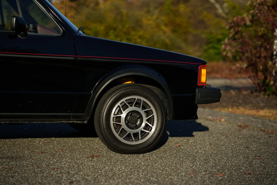 1983 Volkswagen Rabbit GTI — Front wheel and fender