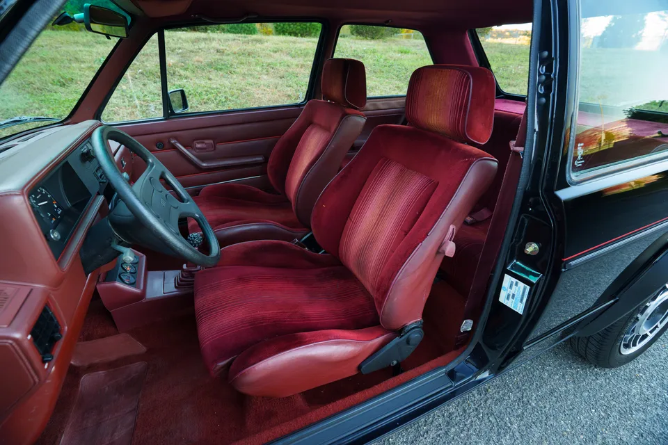 1983 Volkswagen Rabbit GTI — Driver-side cabin