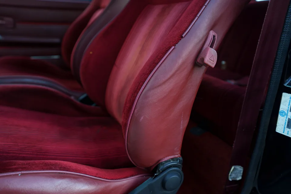 1983 Volkswagen Rabbit GTI — Seat bolster detail