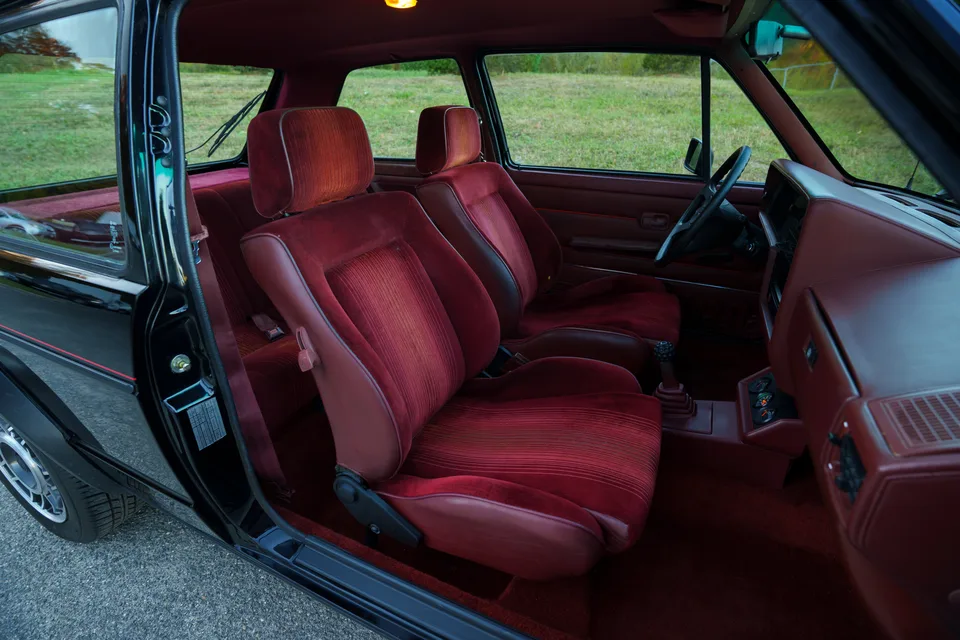 1983 Volkswagen Rabbit GTI — Passenger-side cabin