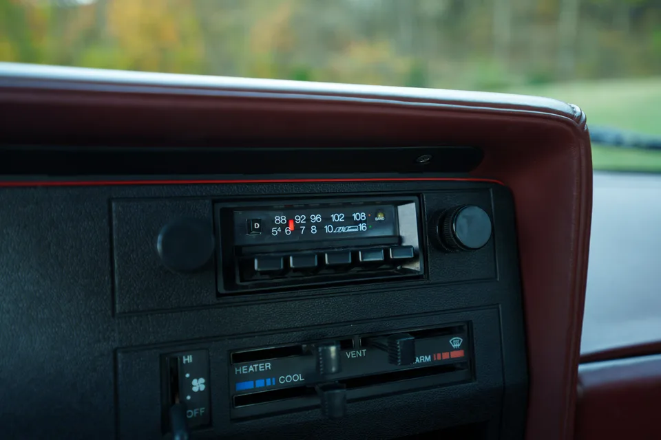 1983 Volkswagen Rabbit GTI — Audiovox radio