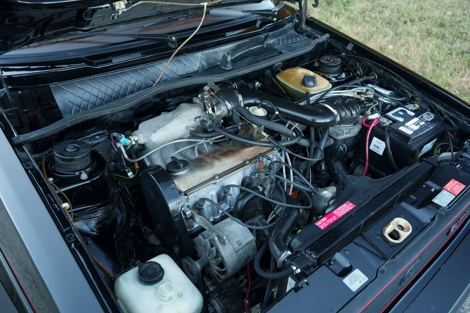 1983 Volkswagen Rabbit GTI — Engine bay three-quarter view
