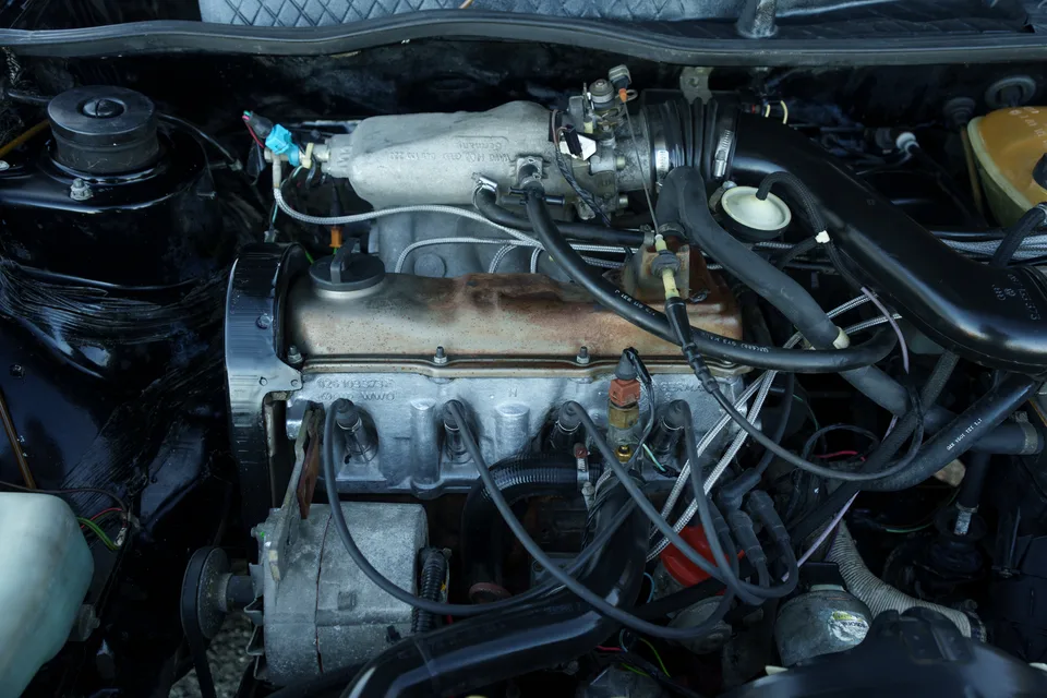1983 Volkswagen Rabbit GTI — Engine detail