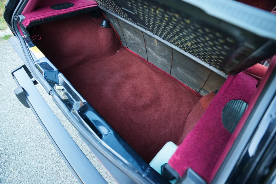 1983 Volkswagen Rabbit GTI — Cargo compartment