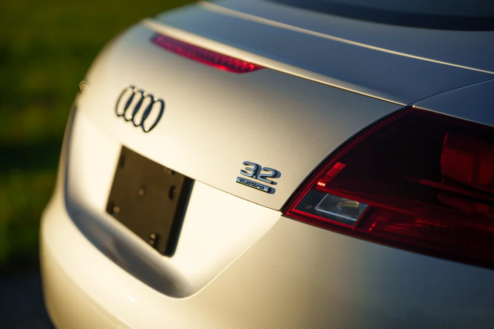 2008 Audi TT 3.2 Quattro — Rear Audi and 3.2 quattro badges