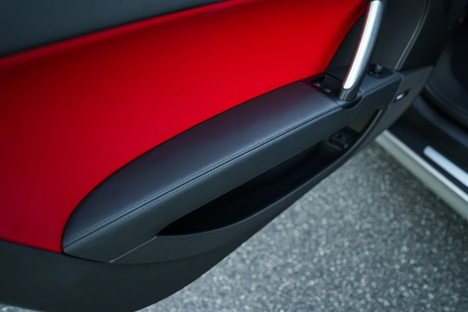 2008 Audi TT 3.2 Quattro — Crimson Red door insert